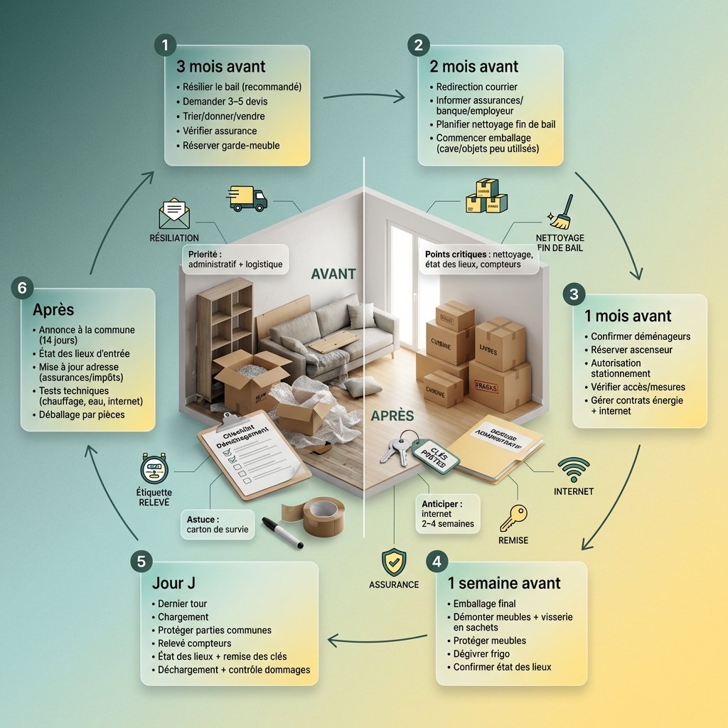 Checklist pour demenagement